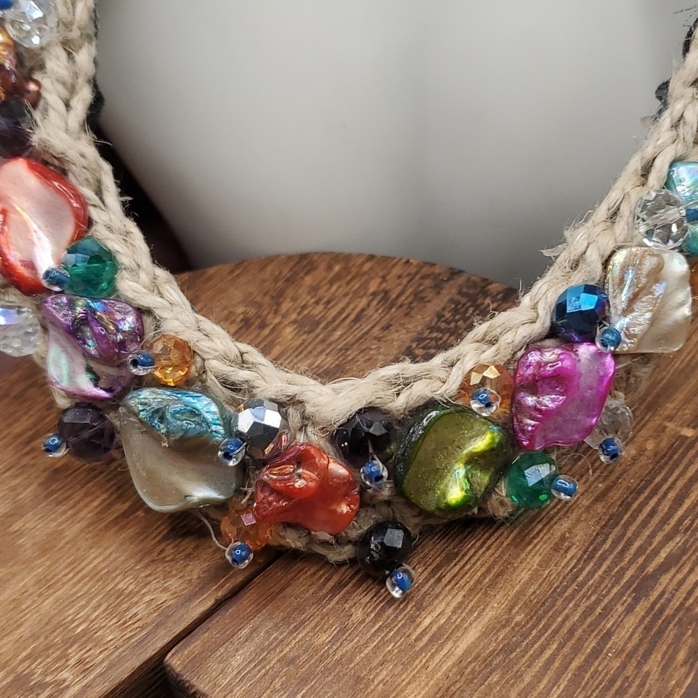 Overflow mother of pearl gloss the island vacation‎ necklace one of a kind ✨️ - Picture 3 of 5